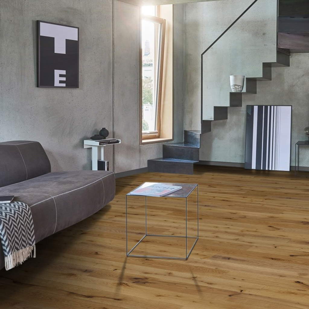 Roble Rústico Mate - Madera Multicapa Parador Classic 3060 ambiente salón