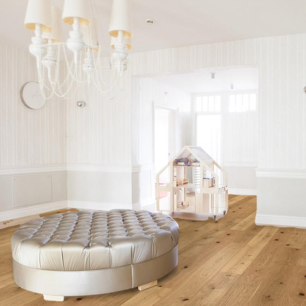 Roble Rústico Barniz Mate XXL - Madera Multicapa Parador Classic 3025 ambiente dormitorio