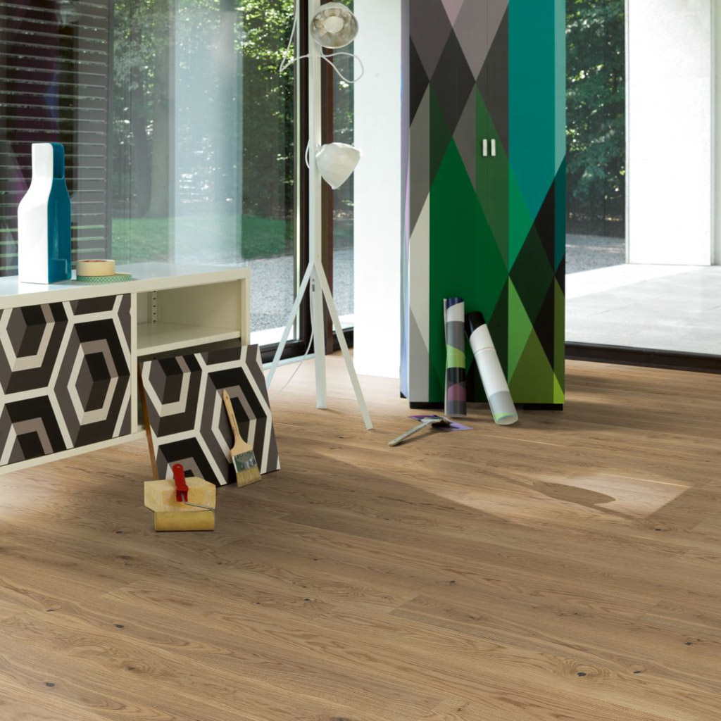 Roble Cream - Madera Multicapa Parador Trendtime 4 ambiente sala