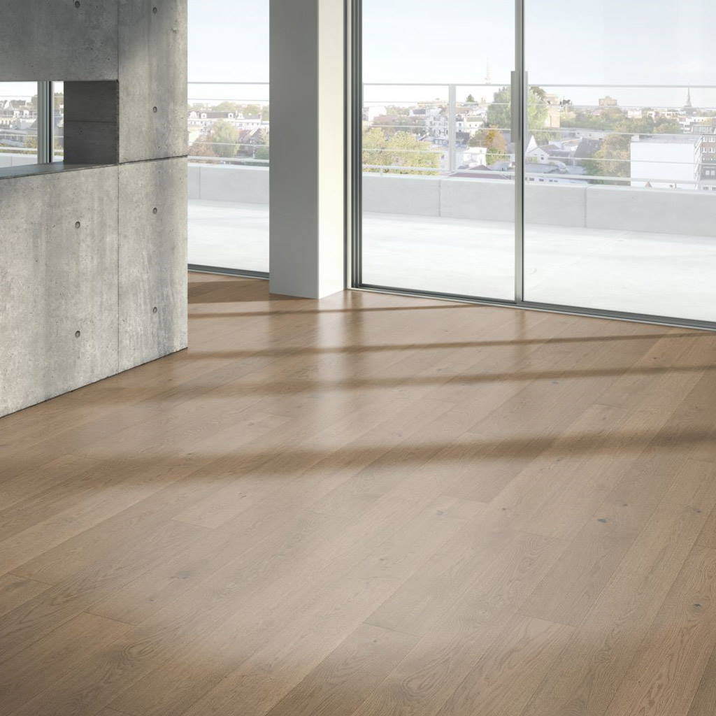 Roble Chalet - Madera Multicapa Parador Trendtime 4 ambiente sala