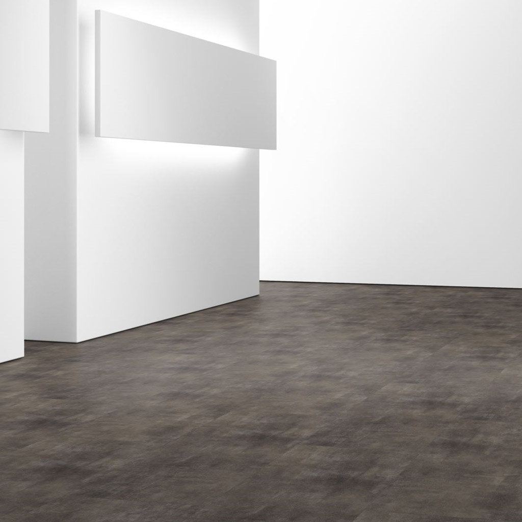 Mineral Black - Vinílico SPC Parador Trendtime 5 Baldosa Grande ambiente sala