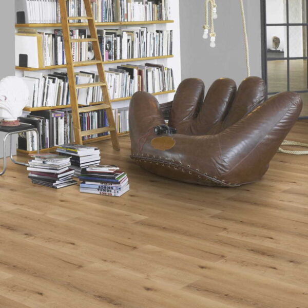 Roble Pacific Natur - Vinílico SPC Parador Trendtime 8 Lama Grande ambiente salón