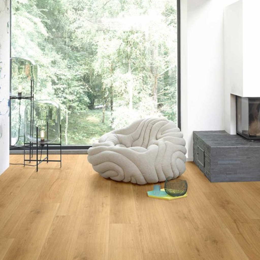 Roble Spirit Natur - Vinílico Parador Modular ONE 1 Lama ambiente estudio