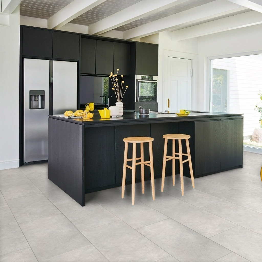 Cemento Gris Claro - Laminado Parador Trendtime 5 ambiente cocina