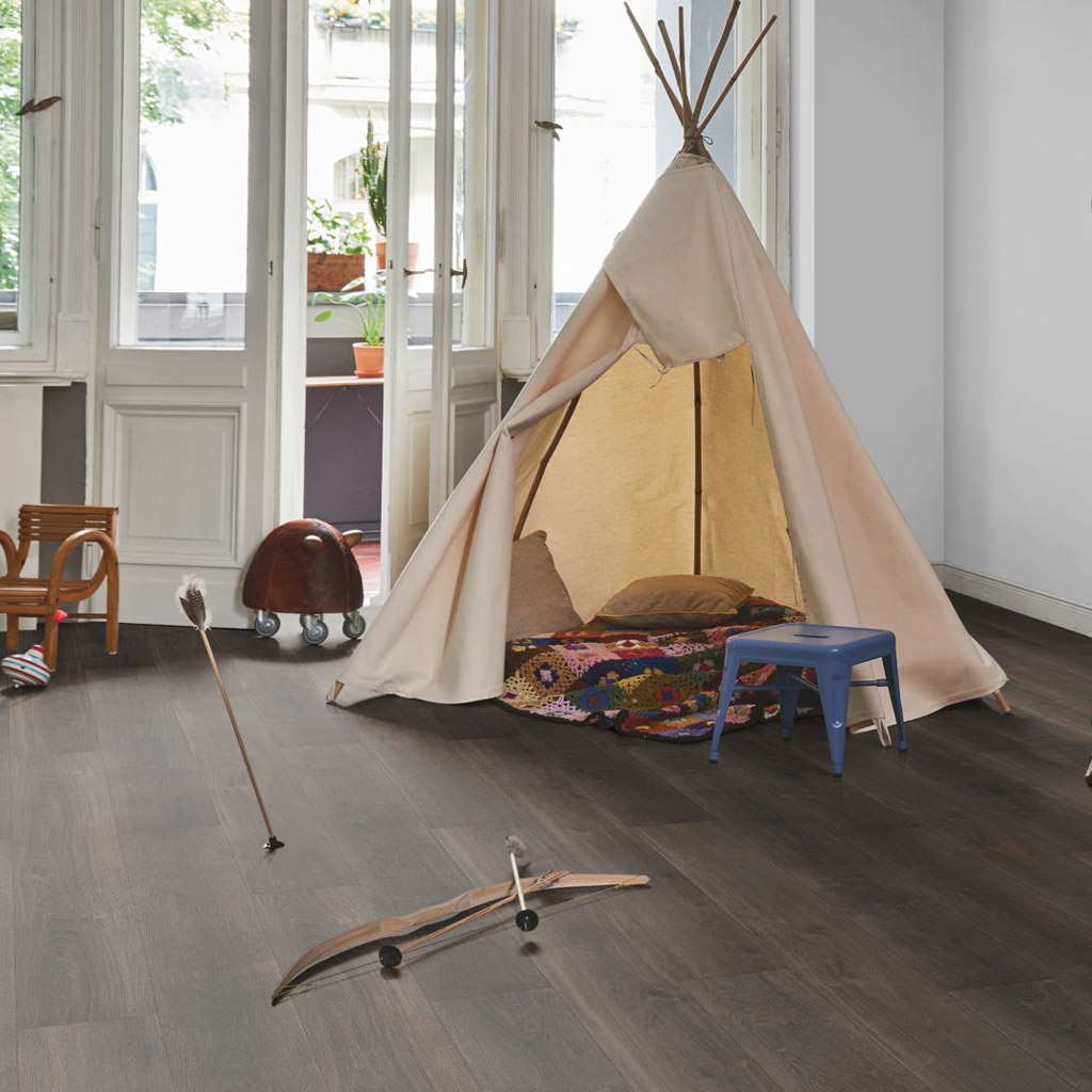 Roble Castell Fumé XXL/AC5 - Laminado Parador TrendTime 6 ambiente sala