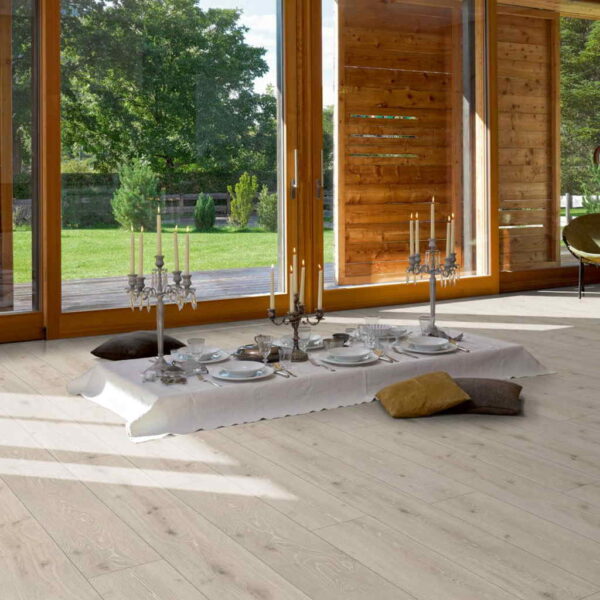 Roble Castell Blanco XXL/AC5 - Laminado Parador TrendTime 6 ambiente salón