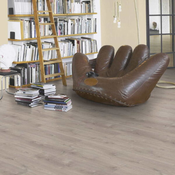Roble Mistral Gris XXL/AC5 - Laminado Parador TrendTime 6 ambiente estudio