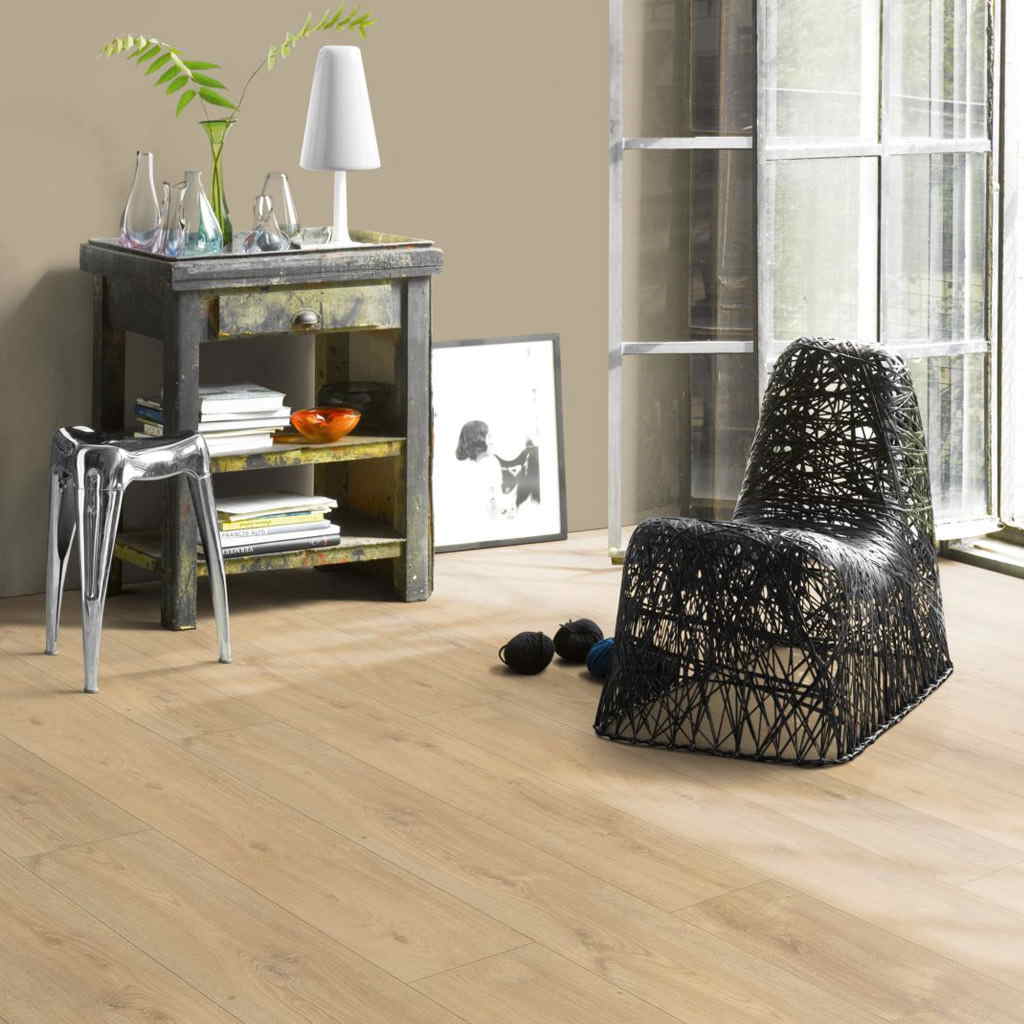 Roble Nova Claro Calizo XXL/AC5 - Laminado Parador TrendTime 6 ambiente salón