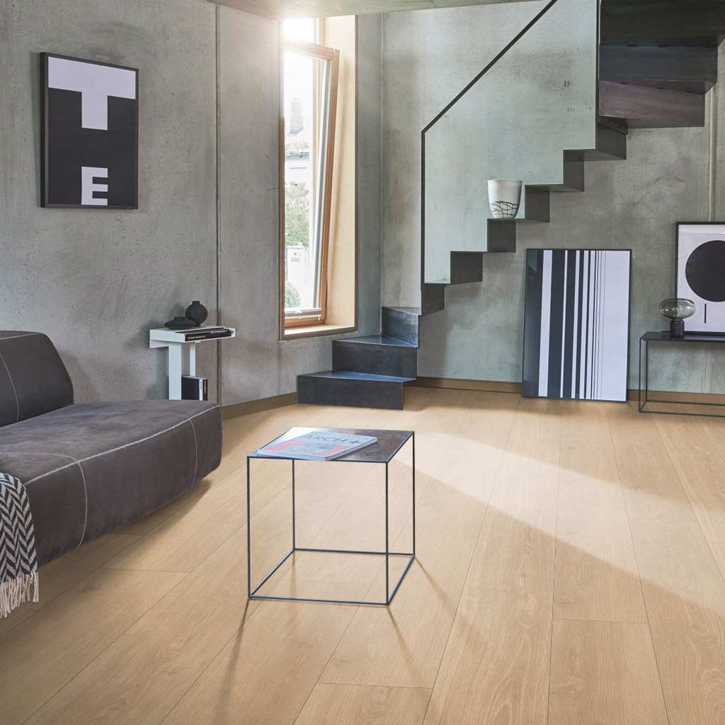 Roble Studionline Natur XXL/AC5 - Laminado Parador TrendTime 6 ambiente salón