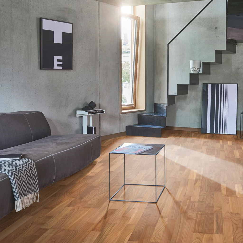 Cerezo Europeo Vaporizado 3L - Madera Multicapa Parador Classic 3060 ambiente salón