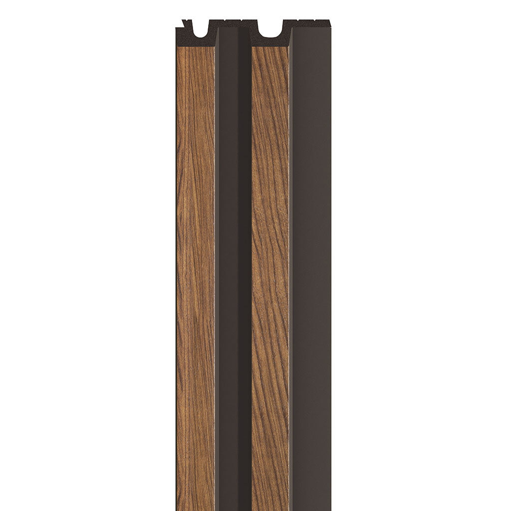 Panel Mocca Wood 2 canales - Panel Alistonado Linerio L-Line - Detalle