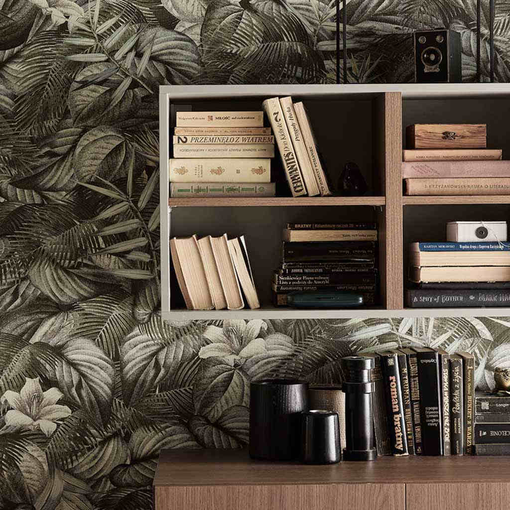 Panel Floral Jungle Leaves - Panel Decorativo Kerradeco Floral - Ambiente 3