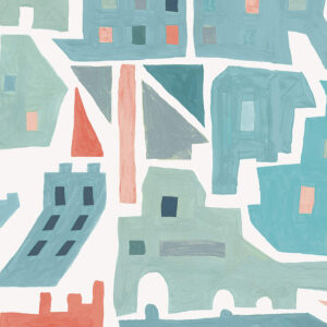 Panel Geometric Houses - Panel Decorativo Kerradeco Geometric