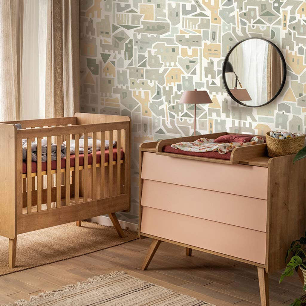 Panel Geometric Houses Italia - Panel Decorativo Kerradeco Geometric - Ambiente 1