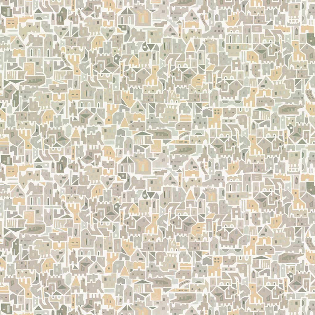 Panel Geometric Houses Italia - Panel Decorativo Kerradeco Geometric - Detalle