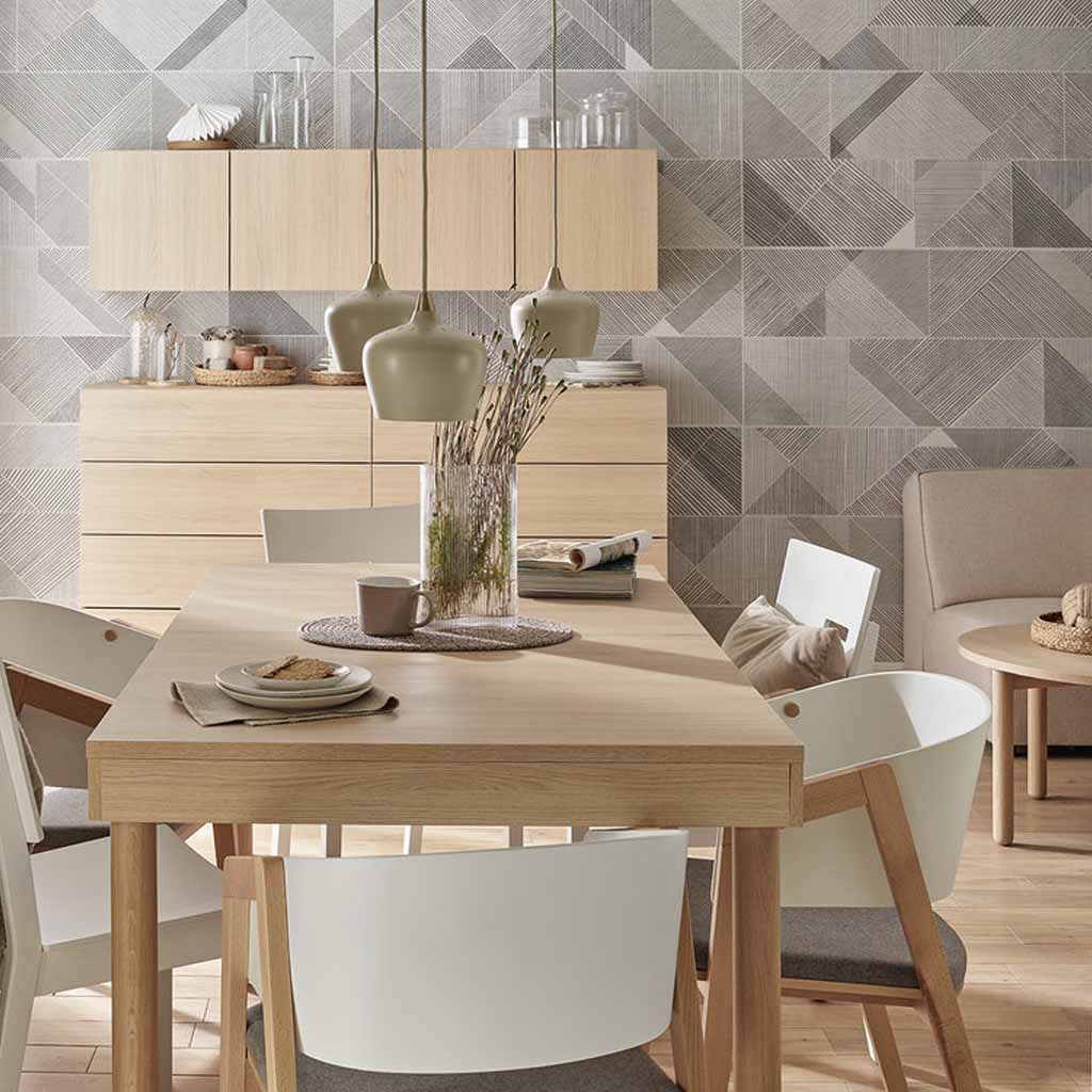 Panel Geometric Mesh - Panel Decorativo Kerradeco Geometric - Ambiente 1