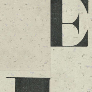 Panel Geometric Typography - Panel Decorativo Kerradeco Geometric