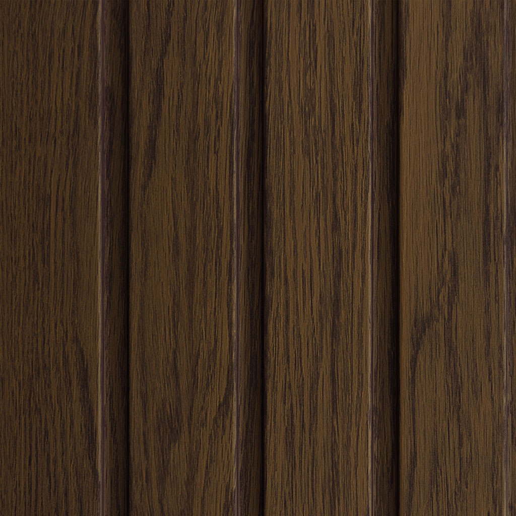 Panel Nut Oak 4 lamas - Panel Decorativo Flexible Fronto - Colocación vertical