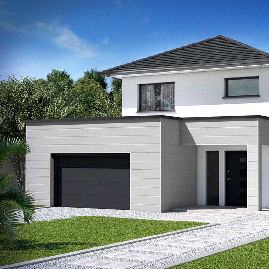 Panel Soft Pearl Grey 1 lama - Panel Decorativo Rígido Kerrafront Trend - Instalado 2