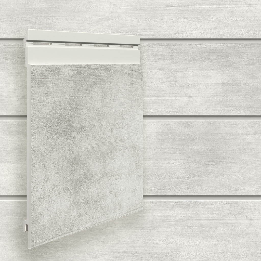 Panel Stone Pearl Grey 1 lama - Panel Decorativo Rígido Kerrafront Trend - Instalado 1