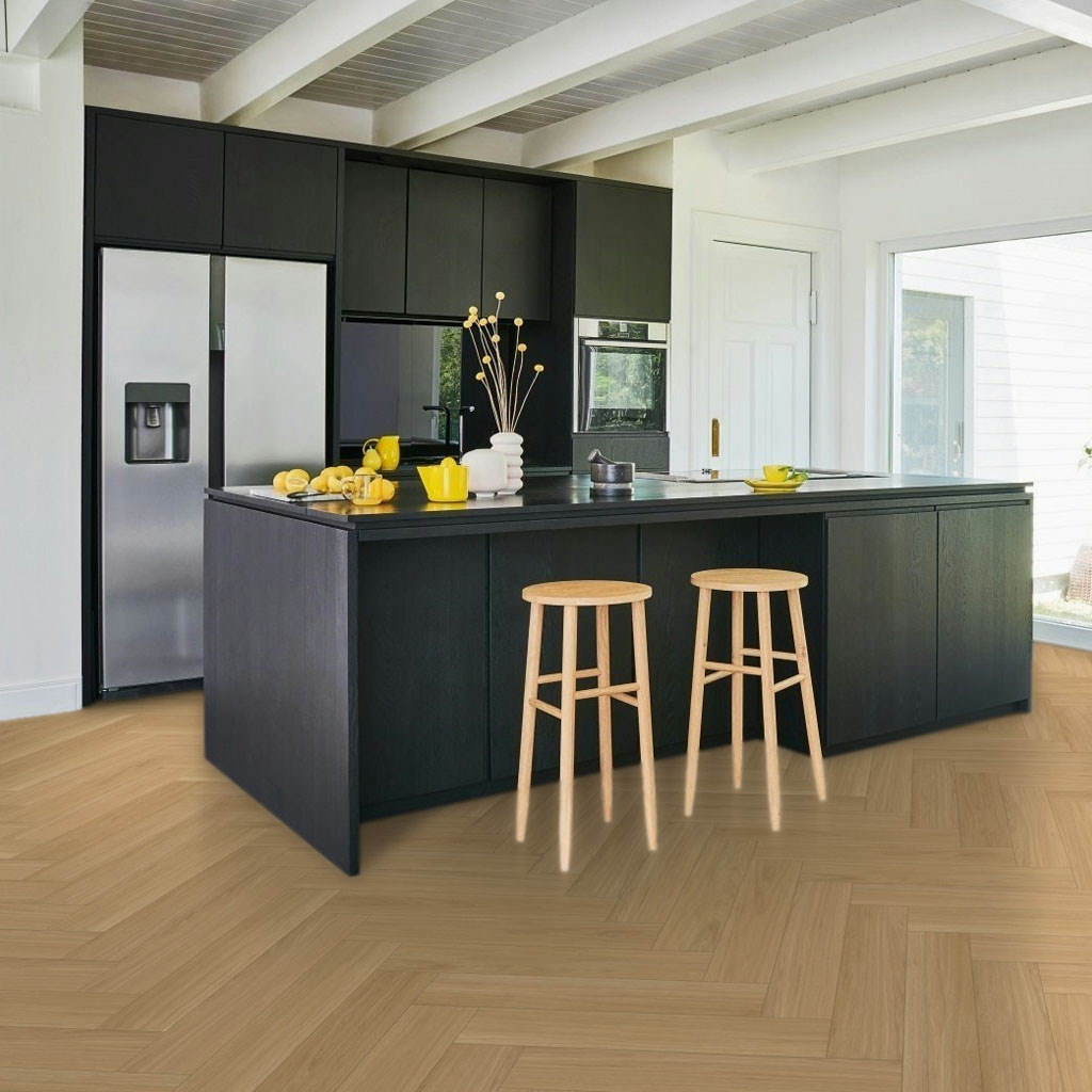 Roble Oxford Natur - Vinilo SPC Parador Trendtime 3 - Ambiente Cocina