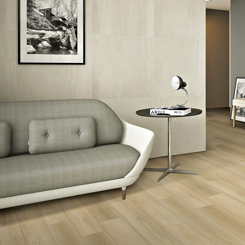 Agua - Vinílico SPC Eurovinyl Elements - Ambiente Salón