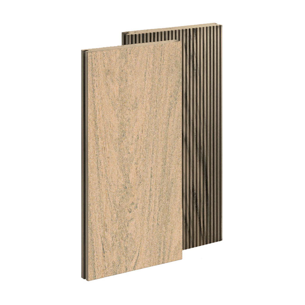 Sand - Exterior Composite Bruggan Multicolor - Detalle Doble Cara